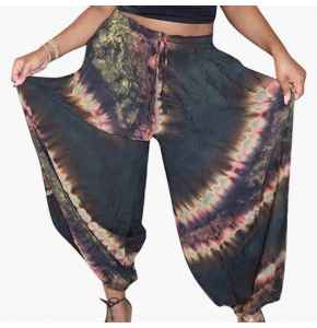 Ankara African Prints Voghtic Pants for Women, Yoga Harem Pant
