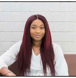 Burgundy human hair closure 4x4 frontal 13 x4 wig