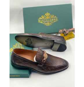 Dark Brown Men Dress Tassel Loafer