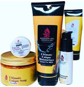 BrownskinCare Ultimate Unique Brown skin Set for Men