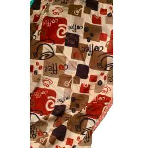 Coffee Design Lycra Material