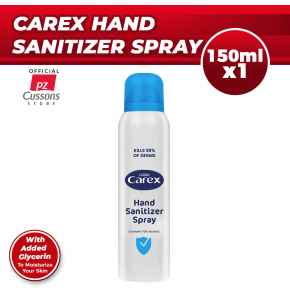 CAREX ALCOHOL HAND SANITIZER SPRAY 150ML X1