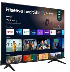 65" UHD 4K SMART TV, 3 HDMI, 2 USB, 1 AV, Free Wall Bracket, WIFI, LAN - TV 65 A6G