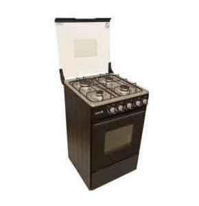 Scanfrost 4 Gas Burner Gas Oven 50X55 CM Black Finished -  APSCCKFG08 - SFC5402B