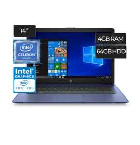 HP STREAM 14 – Cb171wm Laptop, ‎14 Inches, Intel Celeron N4000 1.1GHz, 4GB RAM, 64GB EMMC (9VK97UA)  DWHP00368