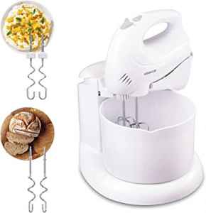 Kenwood Hand Mixer With Bowl, White, Hm430
