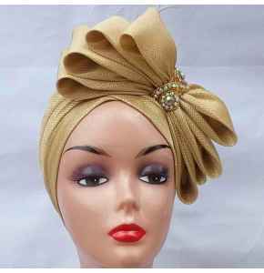 Ladies' Gold Adorned Turban