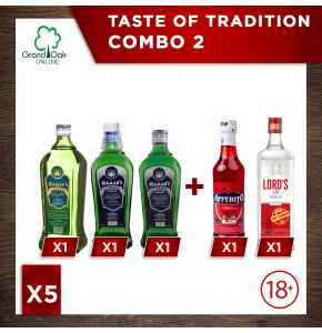 TASTE OF TRADITION COMBO 2 (Seaman’s Schnapps, Apperito, Lord's gin)