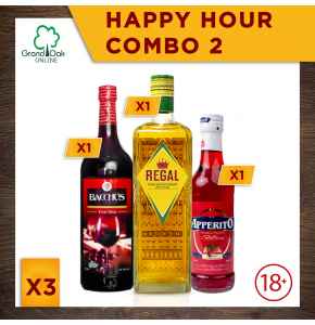 HAPPY HOUR COMBO 2 (Bacchus, Regal Ginger, Apperito bitters)