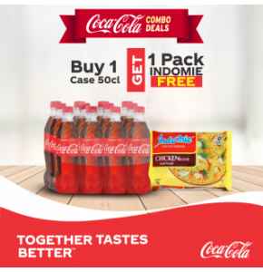 Coca Cola Combo (1 pack 50cl, 1 pack of indomie)