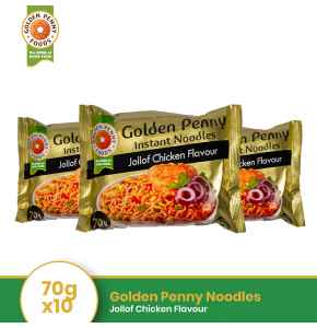 Golden Penny Noodles- Jollof Chicken Flavour 70gx10