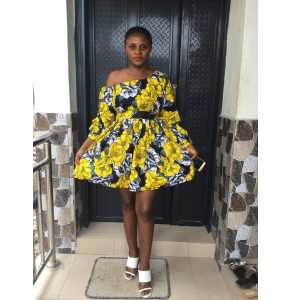 Black And Yellow Ankara
