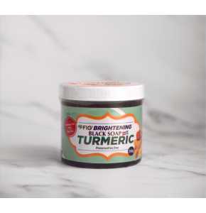 FIG BRIGHTENING BLACK SOAP WITH TURMERIC