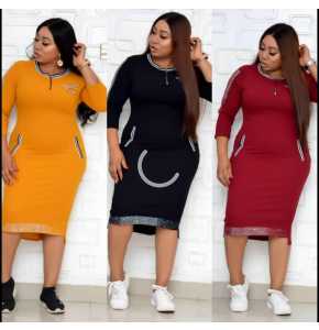 Fitted quality office gown