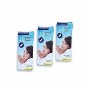 pretty pantyliner for ladies (3 packs).