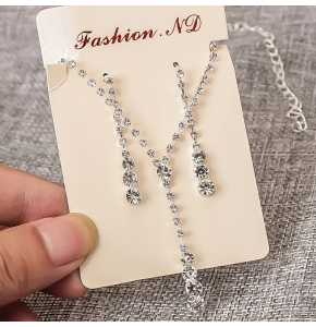 Women Silver jewelry set