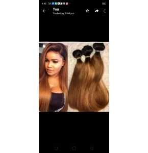 26 inches natural hair  in 3 bundles and 1 closure the quality of the hair 300 gram