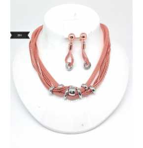 Viennoise designed necklace and earrings - 3251