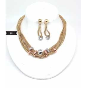 Viennoise designed necklace and earrings - 3253