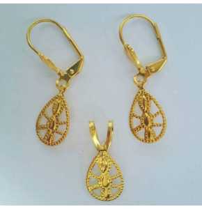 Gazzy Jewelries 24 karat Gold Plated - 3400