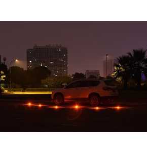 Emergency Flare led Light Construction Lights Caution Magnetic + Flash Light Orange