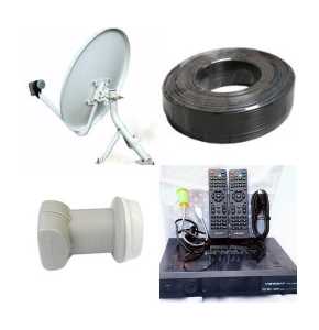Full kit free to Air satelite decoder and 1Dish