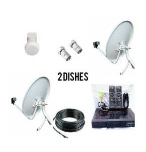 Complete free to Air satelite decoder and 2 Dish