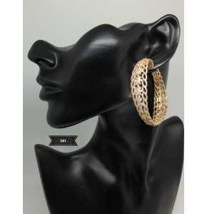 Zirconia Earrings Platinum plated - 3415