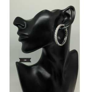 Zirconia Earrings Platinum plated - 3419