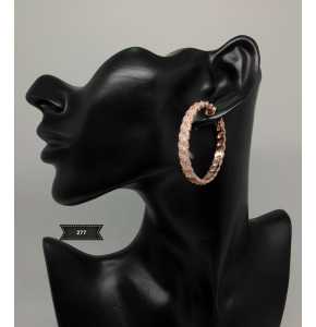 Zirconia Earrings Platinum plated - 3423