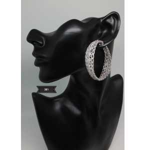 Zirconia Earrings Platinum plated - 3430