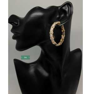 Zirconia Earrings Platinum plated - 3437