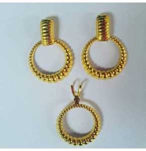 Gazzy jewelry 24 karat Gold Plated - 3477