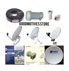 Full kit free to Air satelite STRONG decoder and 4Dish