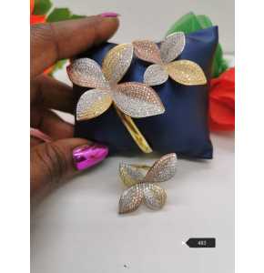 Zirconia bangle - 3505