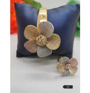 Zirconia bangle - 3515