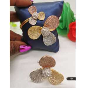 Zirconia bangle - 3582