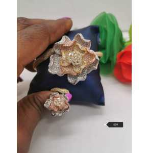 Zirconia bangle - 3583