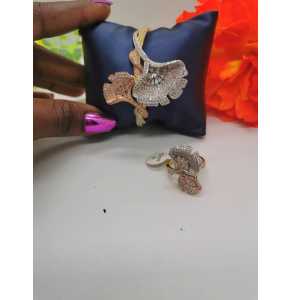 Zirconia bangle - 3594