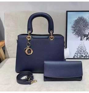 2 In 1 dior Ladies' Handbag - blue