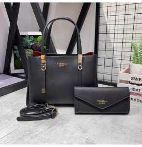 Pombell shoulder strap Handbag - black