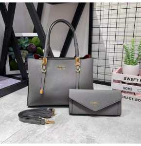 Pombell shoulder strap Handbag - Gray