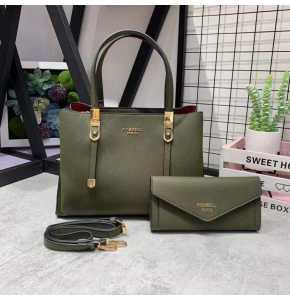 Pombell shoulder strap Handbag - Green