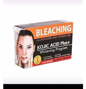 Kojic Acid whitening plus face and body black soap