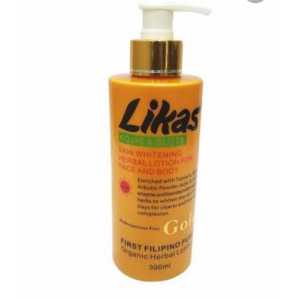 Likas skin whitening herbal body lotion Gold