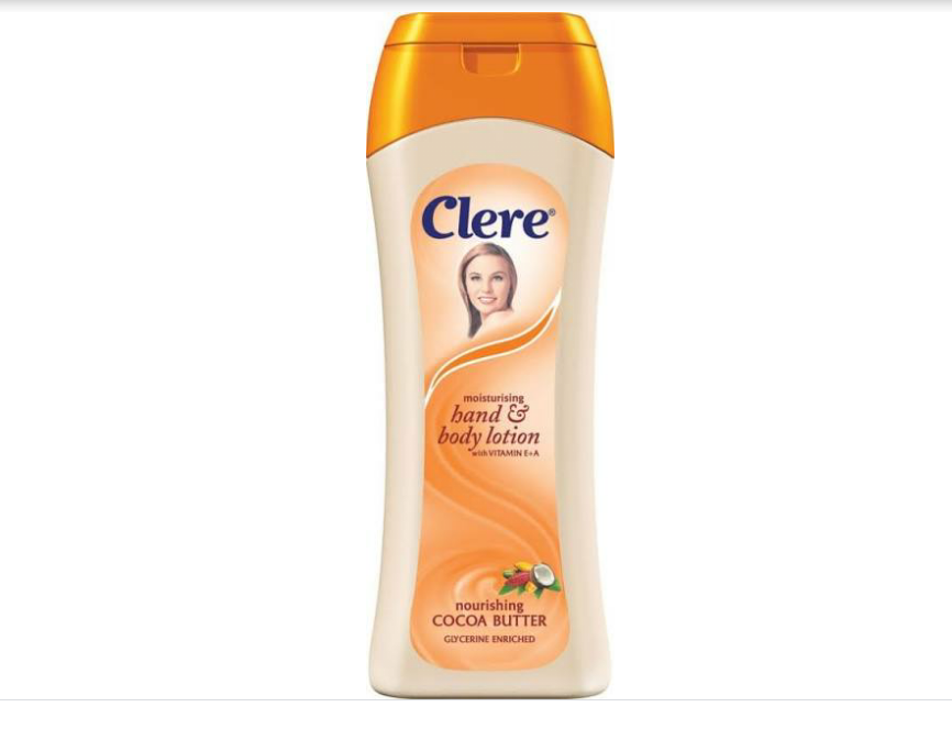 Clere hand and body nourishing coca butter lotion