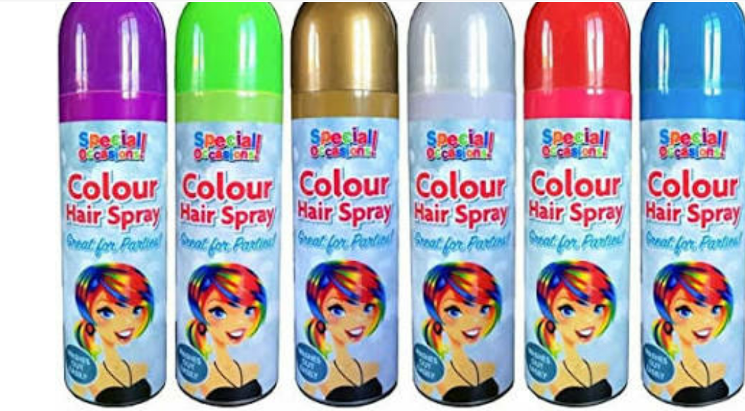 Temporary  colour hair spray