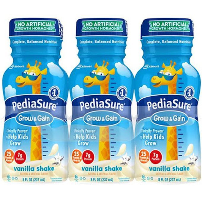 Pediasure Healthy Nutrition Vanilla Shake For Kid's Growth - 24 Pieces