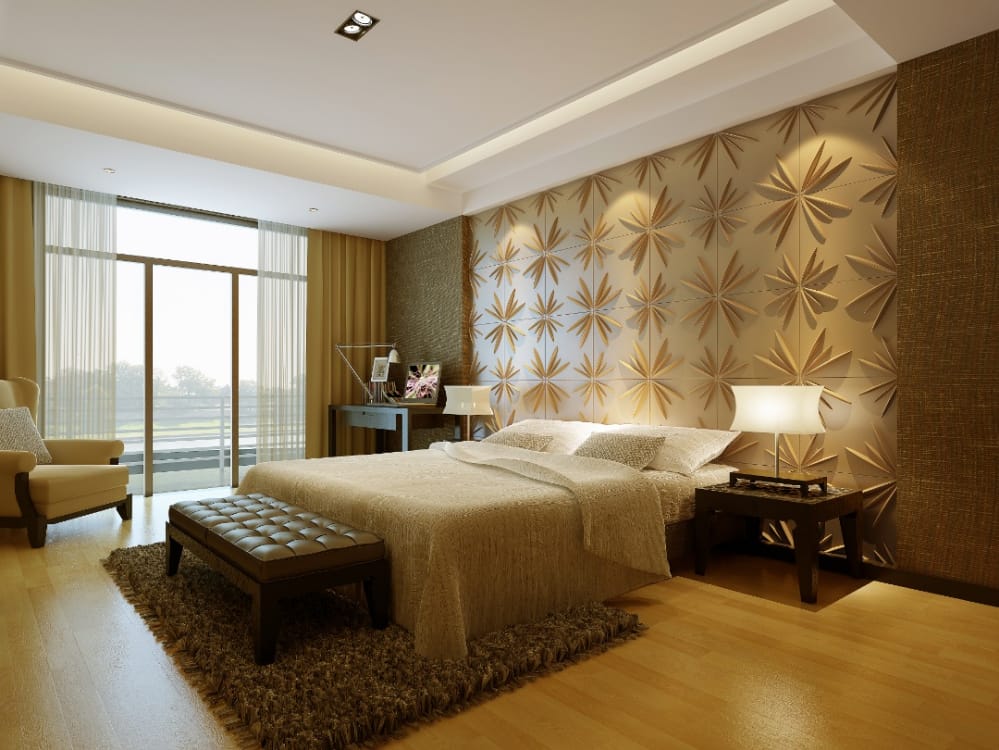 Exotic 3D walldecor Panel 4 pieces 1sqm