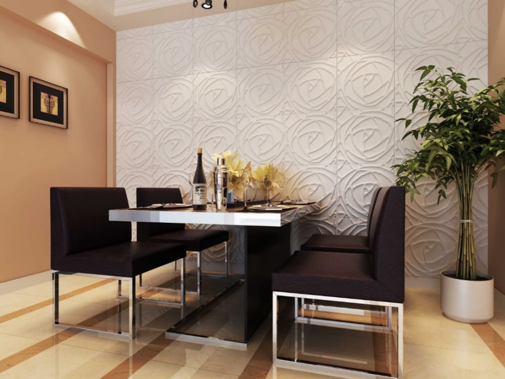 Exotic 3D walldecor Panel 4 pieces 1sqm